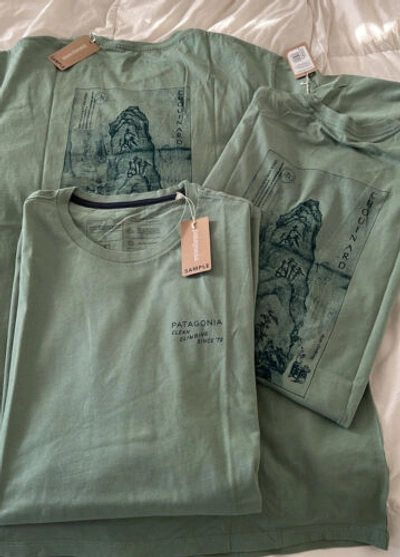 Pre-owned Patagonia Rare  Chouinard Catalog Tshirt With Tag Sample Tshirt L In Green