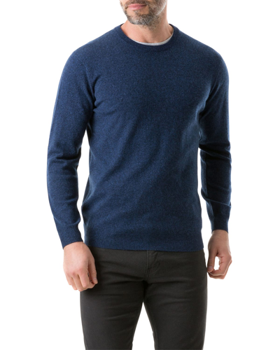 Shop Rodd & Gunn Men's Queenstown Optim Wool-cashmere Sweater In Ink