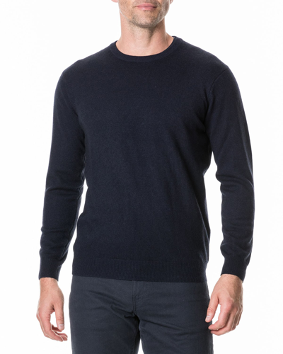 Shop Rodd & Gunn Men's Queenstown Optim Wool-cashmere Sweater In Midnight