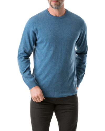 Shop Rodd & Gunn Men's Queenstown Optim Wool-cashmere Sweater In Stonewash