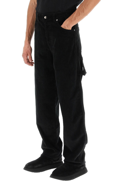 Shop Darkpark 'john' Corduroy Pants In Black