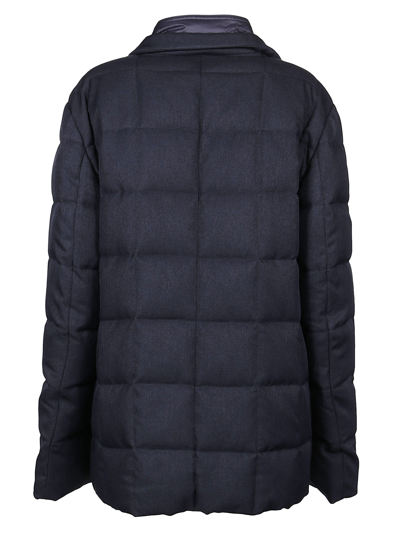 Shop Fay Db Front Down Jacket In Blu Navy