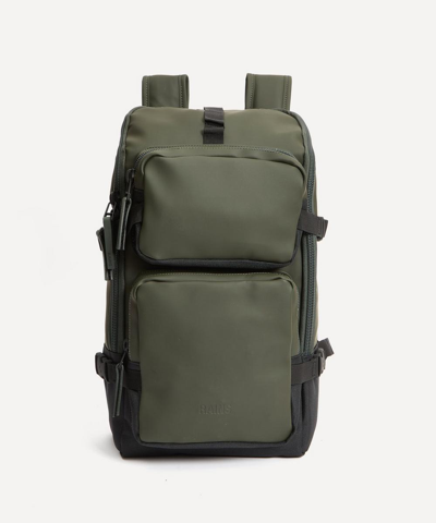 Shop Rains Mens Charger Backpack In Green