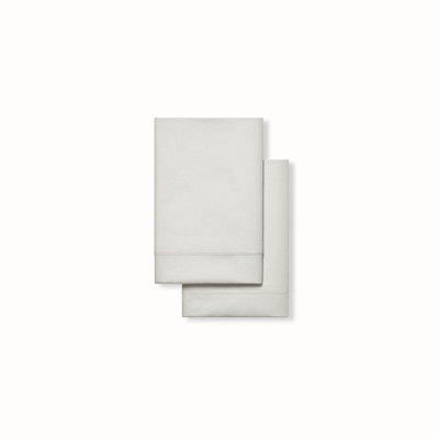 Boll & Branch Organic Signature Hemmed Pillowcase Set In Mist - New Color