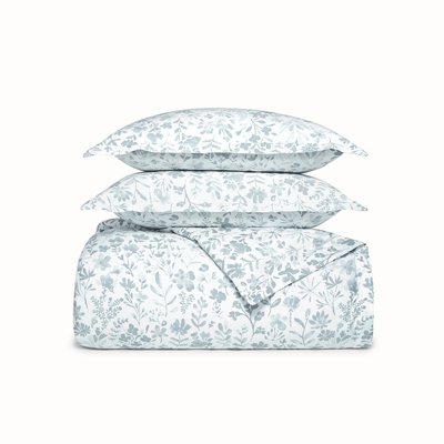Boll & Branch Organic Signature Botanical Duvet Set In Shore