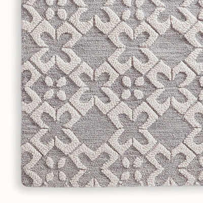 Shop Boll & Branch Organic Cotton Tile Rug In Oatmeal