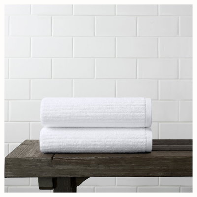 Boll & Branch Spa Hand Towels (pair) In White