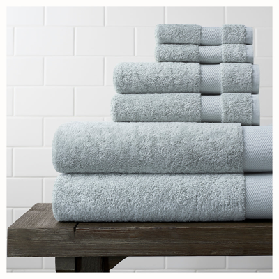 Boll and Branch Plush Bath Towel Set - Stone