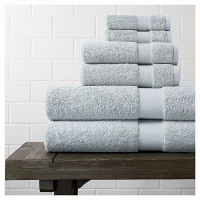 Boll & Branch Plush 6-Piece Organic Cotton Bath Towel Set in Shore