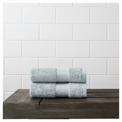 Boll & Branch Plush Washcloths (pair) In Shore