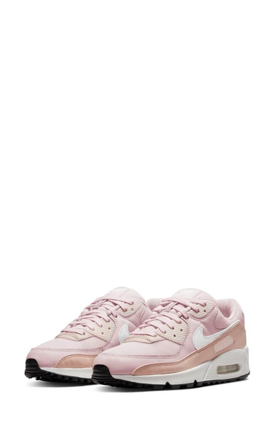 Nike Air Max 90 Sneaker In Barely Rose/summit White/pink Oxford | ModeSens