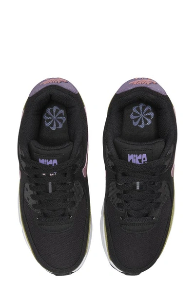 Shop Nike Air Max 90 Sneaker In Black/ Pilgrim/ Purple/ Pink