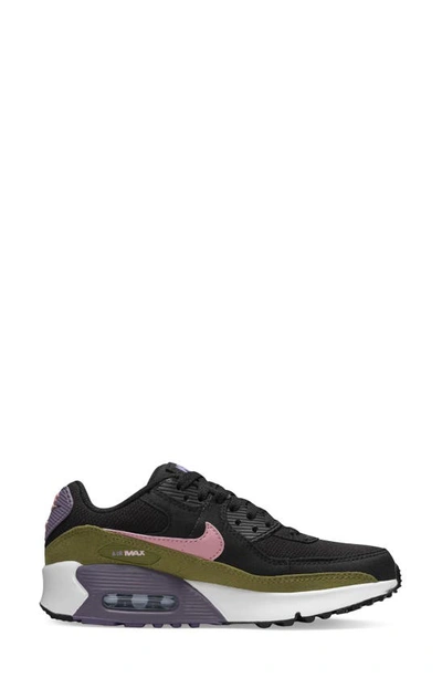 Shop Nike Air Max 90 Sneaker In Black/ Pilgrim/ Purple/ Pink