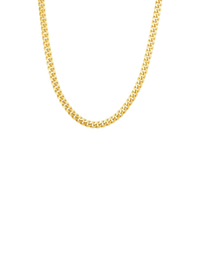 Shop Saks Fifth Avenue Men's 14k Yellow Gold Curb Chain Necklace