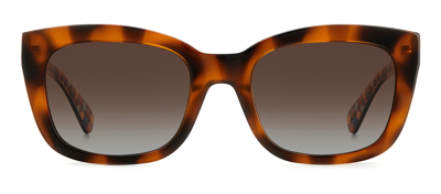 Shop Kate Spade Tammy/s La 086 Square Polarized Sunglasses In Brown