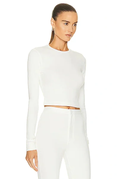 Wardrobe.nyc Women's Hailey Bieber Long-sleeve T-shirt In Off White