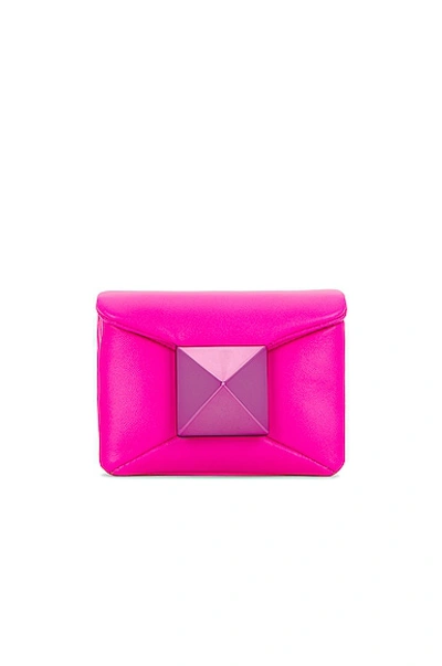 Shop Valentino One Stud Micro Shoulder Bag In Pink