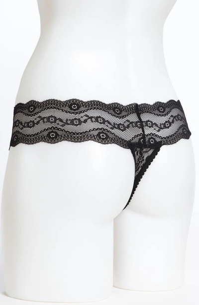 B.tempt'd By Wacoal B.temptd By Wacoal Lace Kiss Bikini In Night