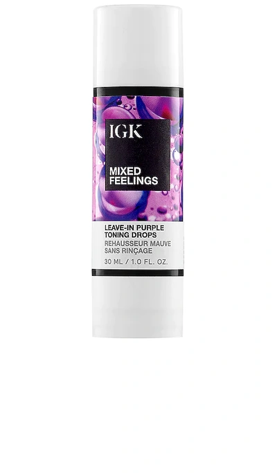 Shop Igk Mixed Feelings Leave-in Blonde Toning Drops