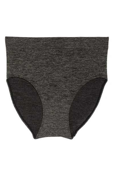 Shop Wacoal B-smooth Briefs In Charcoal Heather