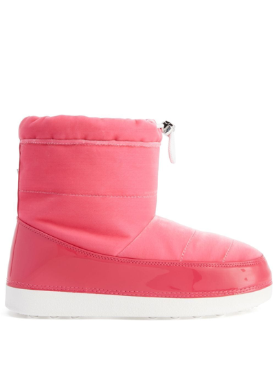 Shop Giuseppe Zanotti Gz-aspen Padded Boots In Pink