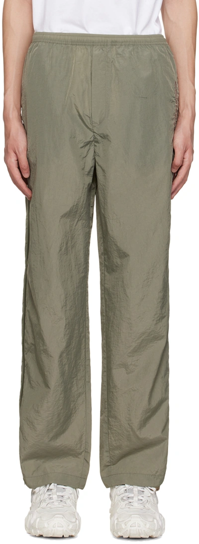 Shop Acne Studios Gray Casual Trousers In Aa8 Fox Grey