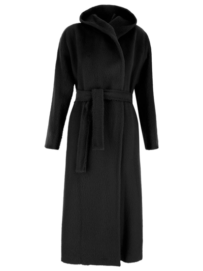 Shop Hevo Stornara Coat In Black