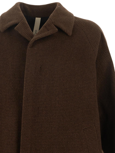 Shop Hevo Amastuola Coat In Brown