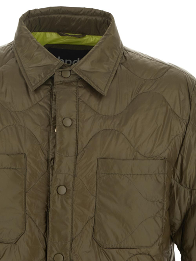 Shop Bpd Quilted Shirt Jacket In Green