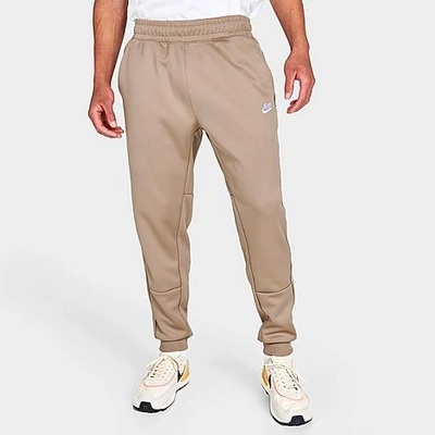 Shop Nike Men's Sportswear Tribute Jogger Pants In Khaki/white