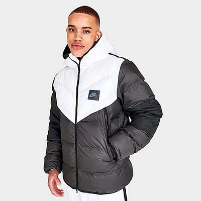 Nike Men's Sportswear Air Max Storm-fit Windrunner Jacket In White/medium  Ash/black/cool Grey | ModeSens
