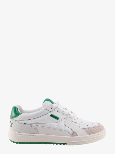 Shop Palm Angels Sneakers In White