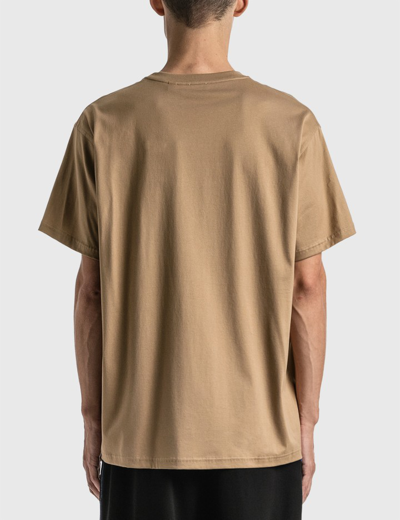 Shop Burberry Oak Leaf Crest Cotton Oversized T-shirt In Brown