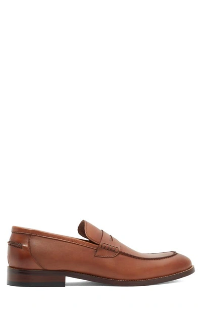Winthrop Hamilton Leather Loafer In Cognac