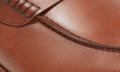 Winthrop Hamilton Leather Loafer In Cognac