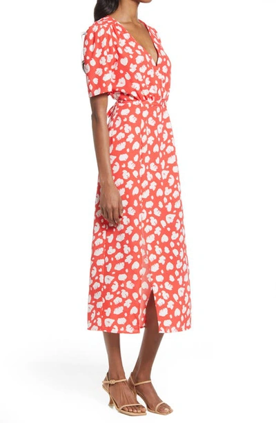 Shop French Connection Aimee Verona Maxi Dress In Hibiscus-summer White