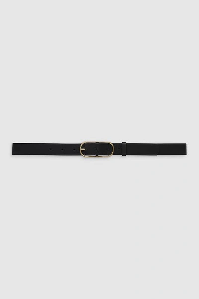 Shop Anine Bing Harper Belt In Black