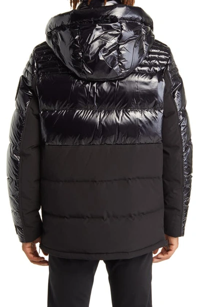 Shop Moose Knuckles Dugald 2 Water Resistant Down Jacket In Black