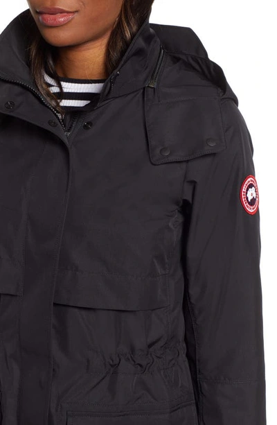 Shop Canada Goose Calvary Trench Coat In Black