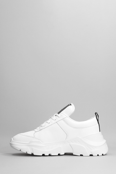 Shop Versace Jeans Couture Sneakers In White Leather