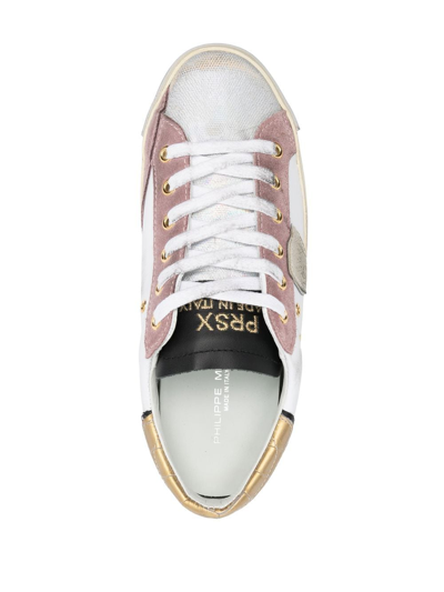 Shop Philippe Model Paris Prsx Low-top Sneakers In Pink