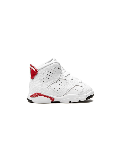 Jordan Air  6 Retro High Top Sneaker In White