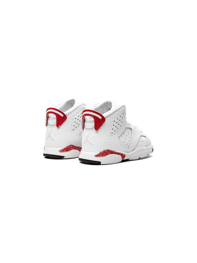 Jordan Air  6 Retro High Top Sneaker In White