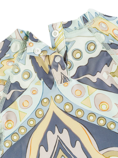 Cult Gaia Berry Graphic-print Swim Set In White