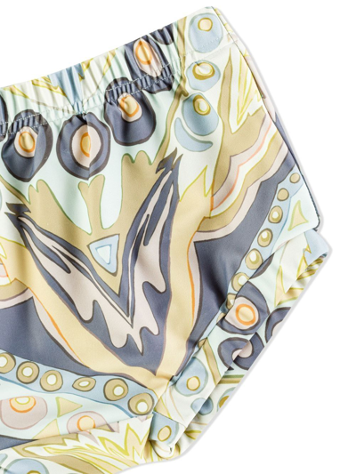 Cult Gaia Berry Graphic-print Swim Set In White