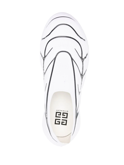 Shop Givenchy Tk-360 + Mesh Sneakers In White