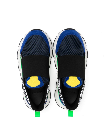 Versace Trigreca Low-top Sneakers In Blue