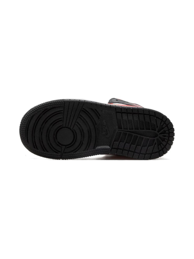Shop Jordan Air  1 Mid "alternate Bred Toe" Sneakers In Black