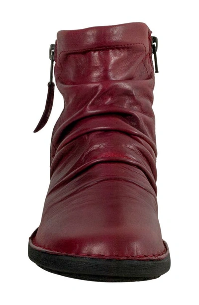 Miz Mooz Pleasant Bootie In Red Leather