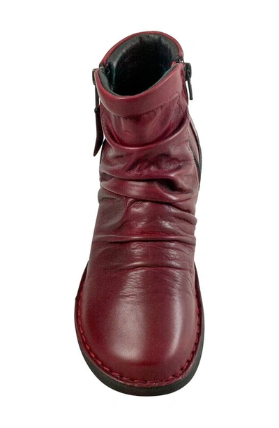 Miz Mooz Pleasant Bootie In Red Leather